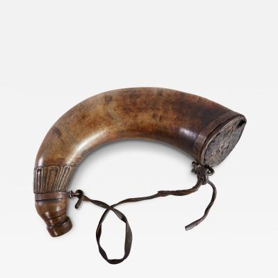 Massive Colonial Powder Horn