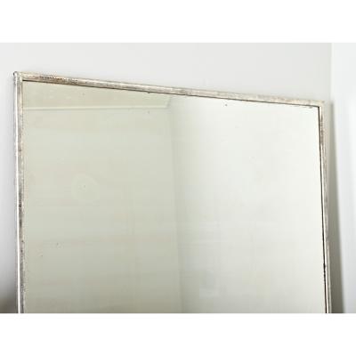 Massive French 19th Century Silver Gilt Mirror