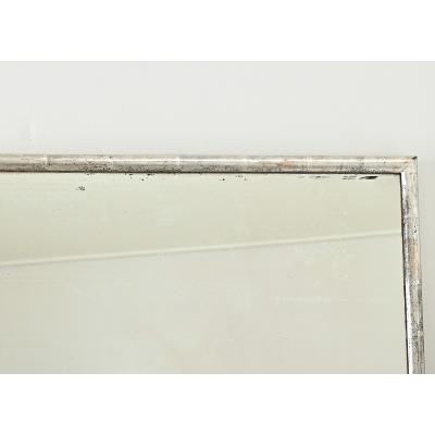 Massive French 19th Century Silver Gilt Mirror