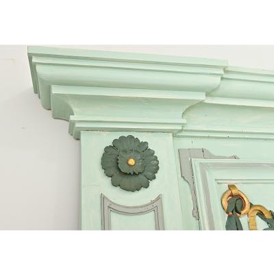 Massive French 19th Century Trumeau with new Mirror Plate