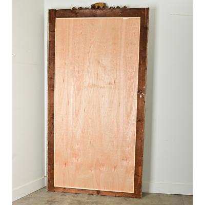 Massive French Louis XVI Style Gilt Mantle Mirror