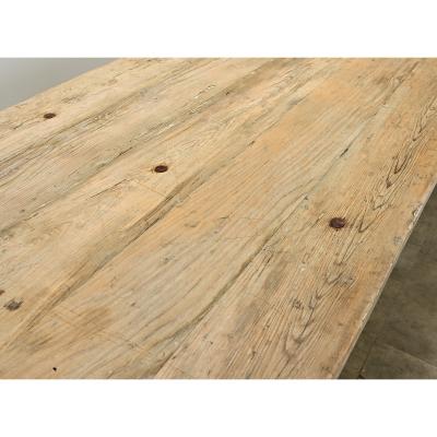 Massive Gustavian Trestle Base Dining Table