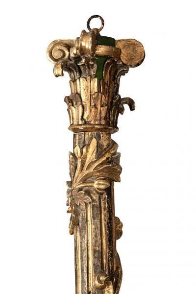 Massive Hand Carved Giltwood Italian Twelve Arm Chandelier