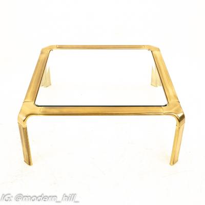 Mastercraft Brass Mid Century Coffee Table