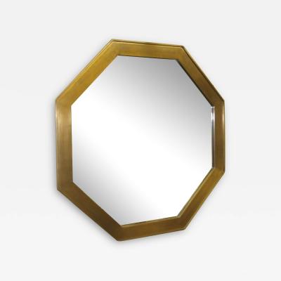 Mastercraft Brass Octagonal Mirror