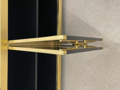 Mastercraft Mid Century Modern Sideboard Dresser Ebony Gilt Gold
