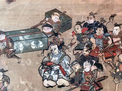 Matabei Iwasa Antique Japanese Hanging Scroll Attributed to Iwasa Matabei