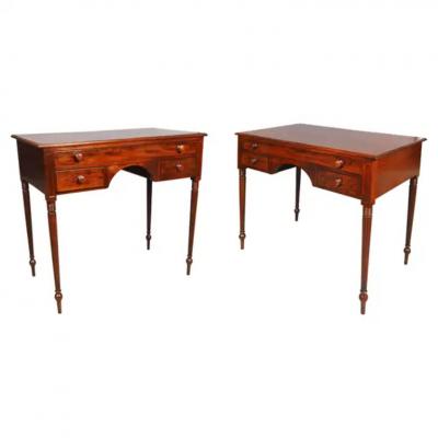 Matched Pair Of Federal Mahogany Servers