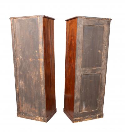 Matched Pair Of Regency Mahogany Wellington Chests
