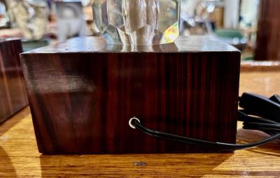 Matching Pair of French Art Deco Torchiere Tabletop Floor Lamp