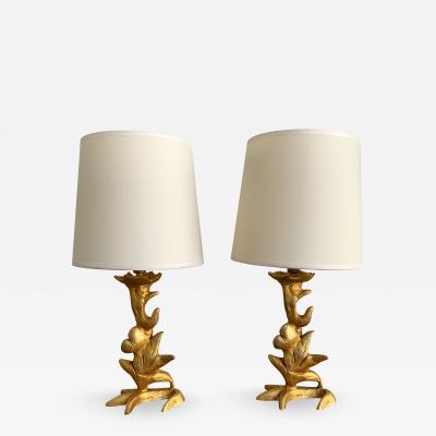 Mathias Fondica Pair of Lamps by Mathias for Fondica France 1990s