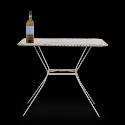 Mathieu Mat got A French Iron Five Piece Patio Set in the Manner of Mathieu Mat got C 1950