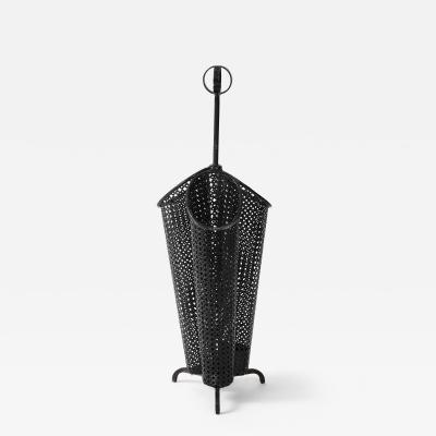 Mathieu Mat got Black Umbrella Stand Attrib Matthieu Mategot France c 1950