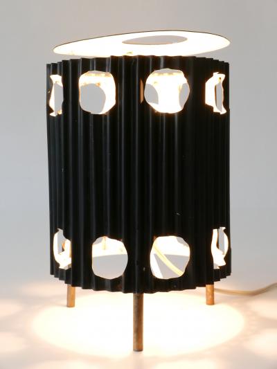 Mathieu Mat got Extremely Rare Mid Century Modern Table Lamp Java by Mathieu Mat got 1950s
