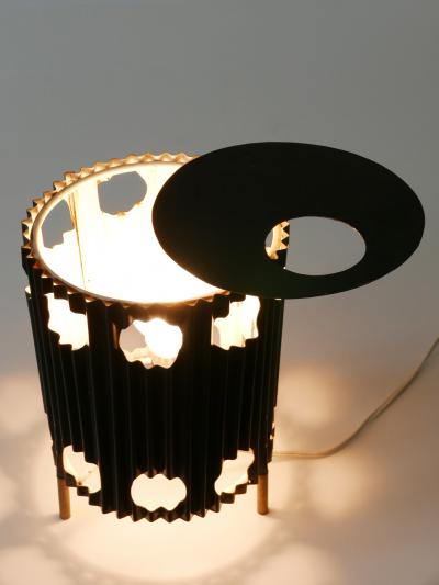 Mathieu Mat got Extremely Rare Mid Century Modern Table Lamp Java by Mathieu Mat got 1950s