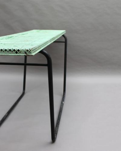 Mathieu Mat got French 1950s Perforated Metal Console in the Style of Mathieu Mategot