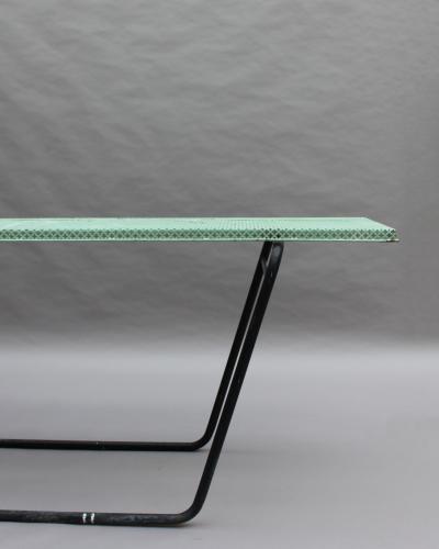 Mathieu Mat got French 1950s Perforated Metal Console in the Style of Mathieu Mategot