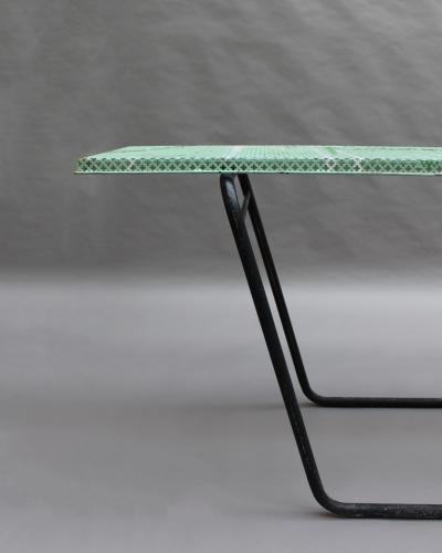Mathieu Mat got French 1950s Perforated Metal Console in the Style of Mathieu Mategot