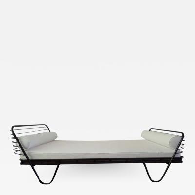 Mathieu Mat got French Mid Century Modern Kyoto Enameled Iron Daybed Bed by Mathieu Mat got