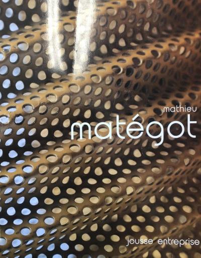 Mathieu Mat got Large French Minimalist Iron Coffee Table in the Style of Mathieu Mategot
