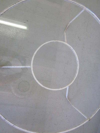 Mathieu Mat got Large French Minimalist Iron Coffee Table in the Style of Mathieu Mategot