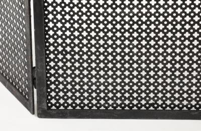 Mathieu Mat got Mathieu Mat got Black Iron Fire Screen France circa 1950