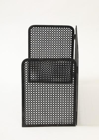 Mathieu Mat got Mathieu Mat got Black Iron Fire Screen France circa 1950