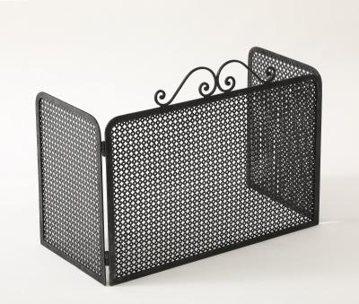 Mathieu Mat got Mathieu Mat got Black Iron Fire Screen France circa 1950