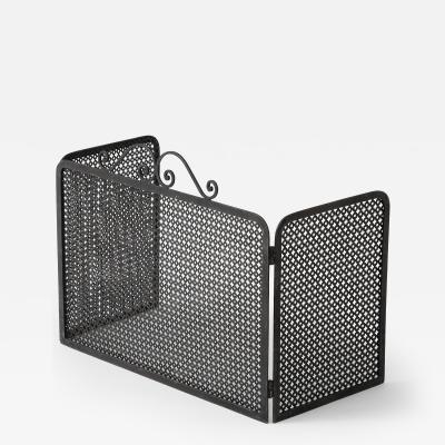 Mathieu Mat got Mathieu Mat got Black Iron Fire Screen France circa 1950