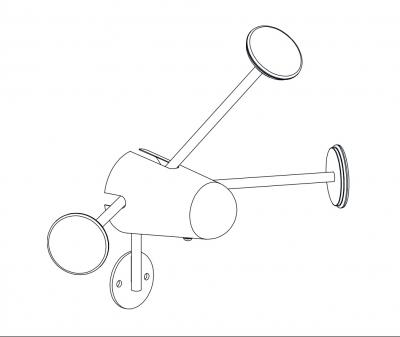 Mathieu Mat got Mathieu Mat got Coat Rack in Brass and Black