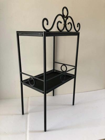 Mathieu Mat got Mathieu Mat got Iron and Bronze Petite Two Tier Stand or Shelf Display