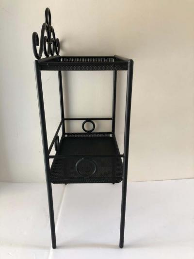 Mathieu Mat got Mathieu Mat got Iron and Bronze Petite Two Tier Stand or Shelf Display