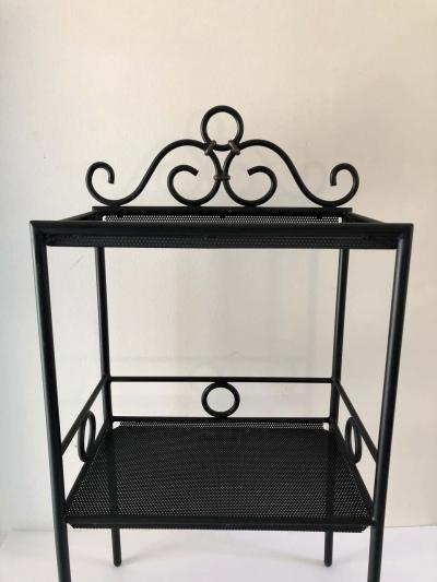 Mathieu Mat got Mathieu Mat got Iron and Bronze Petite Two Tier Stand or Shelf Display
