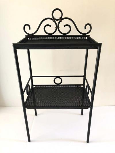 Mathieu Mat got Mathieu Mat got Iron and Bronze Petite Two Tier Stand or Shelf Display