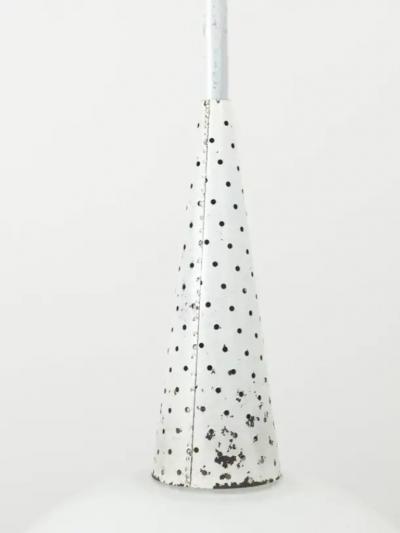 Mathieu Mat got Mathieu Mat got Perforated Midcentury Pendant Lamp Holophane France 1950s