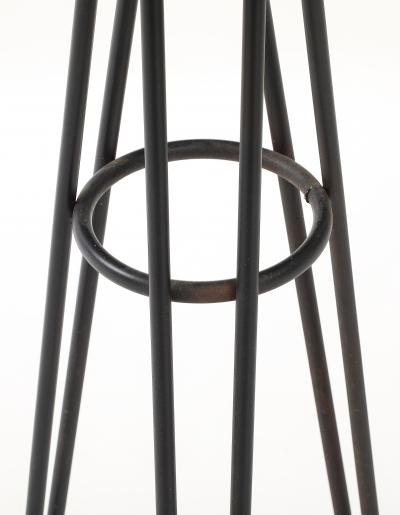 Mathieu Mat got Mathieu Mat got in the style Perforated Metal Table France c 1960