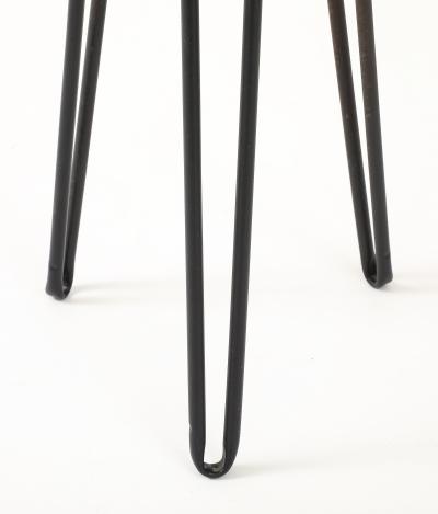 Mathieu Mat got Mathieu Mat got in the style Perforated Metal Table France c 1960