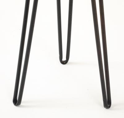 Mathieu Mat got Mathieu Mat got in the style Perforated Metal Table France c 1960