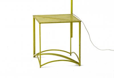 Mathieu Mat got Mathieu Mategot rare floor lamp with coffee table base