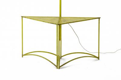 Mathieu Mat got Mathieu Mategot rare floor lamp with coffee table base