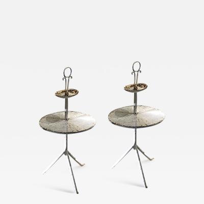 Mathieu Mat got Mathieu mategot style pair of charming serving table in vintage condition