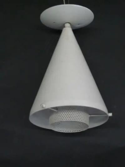 Mathieu Mat got Pair of French 1950 Ceiling Fixtures in Manner of Mategot