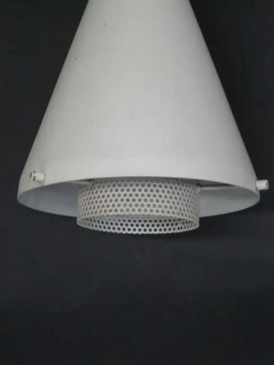 Mathieu Mat got Pair of French 1950 Ceiling Fixtures in Manner of Mategot
