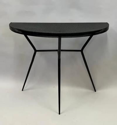 Mathieu Mat got Pair of French Midcentury Modern Perforated Metal Consoles Attr Mathieu Mategot