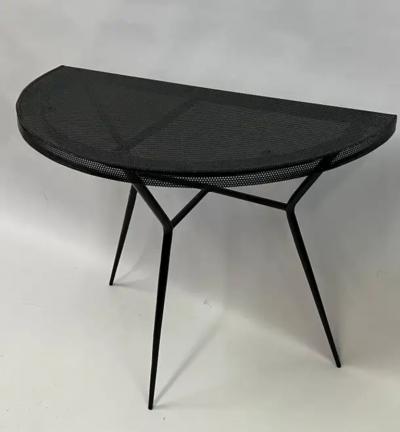 Mathieu Mat got Pair of French Midcentury Modern Perforated Metal Consoles Attr Mathieu Mategot
