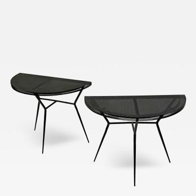 Mathieu Mat got Pair of French Midcentury Modern Perforated Metal Consoles Attr Mathieu Mategot