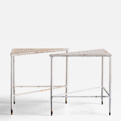 Mathieu Mat got Pair of Triangular Side Tables by Mathieu Mat got