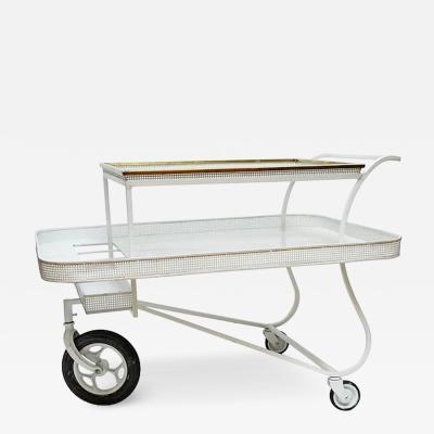 Mathieu Mat got Serving Cart with Removable Tray In the Style of Mathieu Mategot