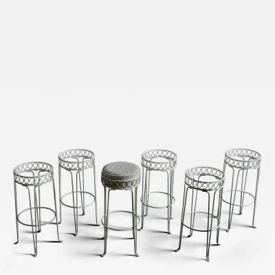Mathieu Mat got Set of Six Bar Stools in the Manner of Mathieu Mategot