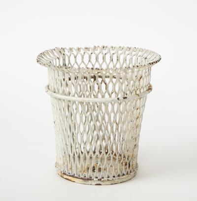 Mathieu Mat got Vintage Lacquered Metal Cachepot in the manner of Mathieu Mategot 20th Century